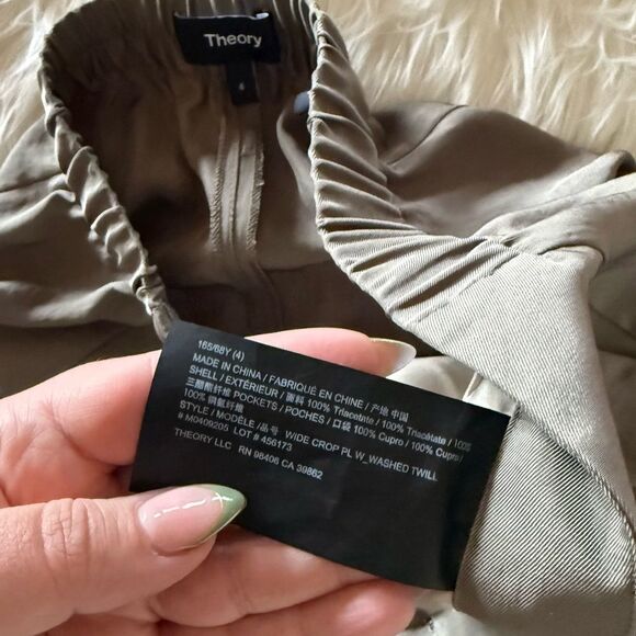 THEORY olive summer pants - Picture 6 of 6